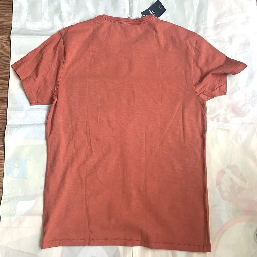 J. Crew Men Slim slub cotton garment-dyed T-shirt Short Sleeve NWT